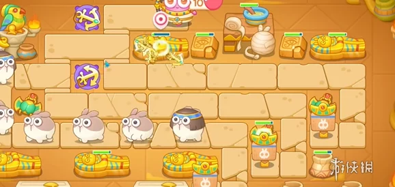 《保卫萝卜4》法老归来系列深度攻略：第82关高效通关技巧与策略解析