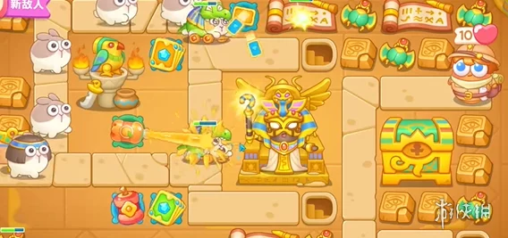 《保卫萝卜4》法老归来系列深度攻略：第82关高效通关技巧与策略解析