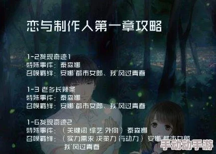 《恋与制作人》4-13关剧情深度解析及第四章全剧情第7节一览指南