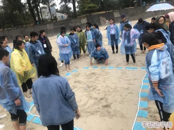 男生和女生在一起努力,坤坤小组项目顺利完成大家都很开心