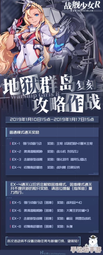 2024战舰少女R地狱群岛挑战：最新热门掉落奖励全揭秘